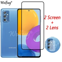 tempered glass for samsung galaxy m52 5g screen protector for samsung m52 m32 m12 m62 m51 camera glass for samsung m52 5g glass