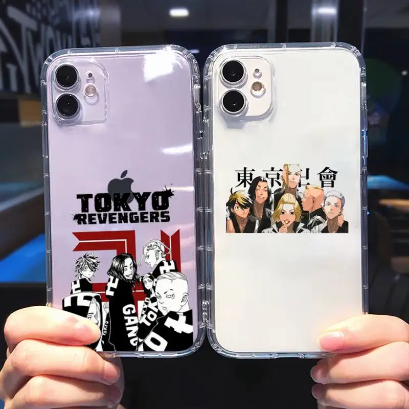 

Tokyo Revengers Phone Case For iphone 13 12 11 8 7 plus mini x xs xr pro max Transparent soft