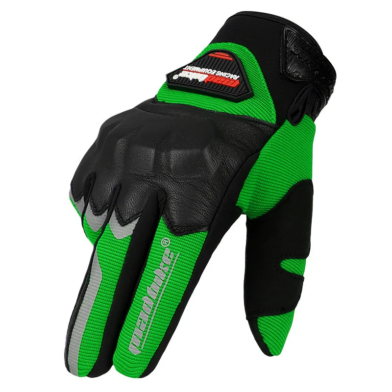 

Motorcycle Gloves Riding Full Finger Men Reflective Design Motorcross Racing Enduro Guantes Moto Mujer Touch Screen Luvas