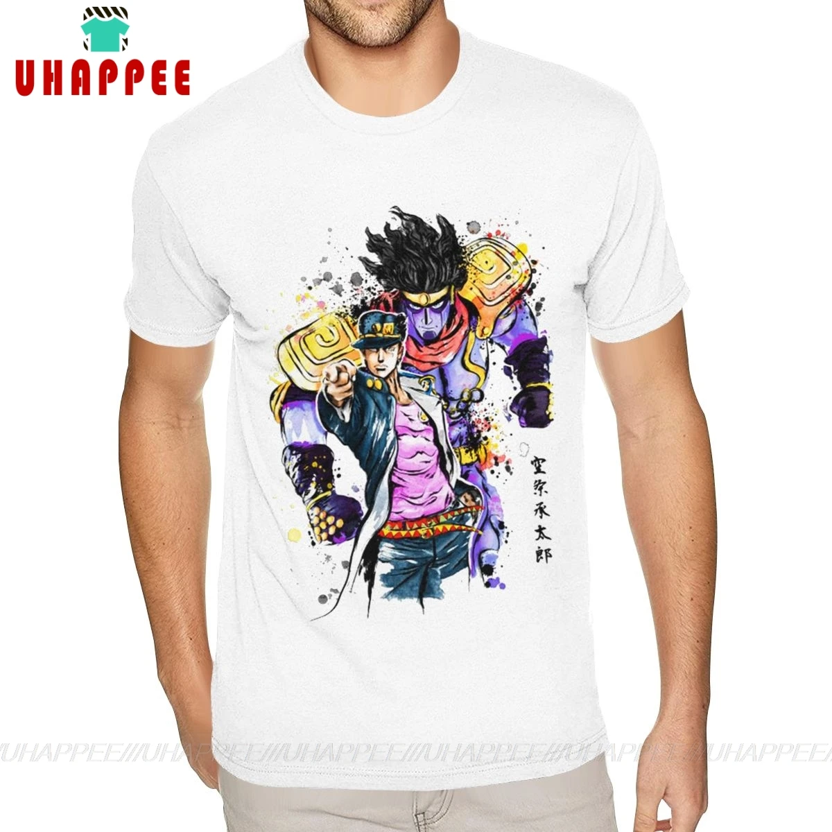 Jojo необычные футболки с рисунком приключений рубашки больших размеров для