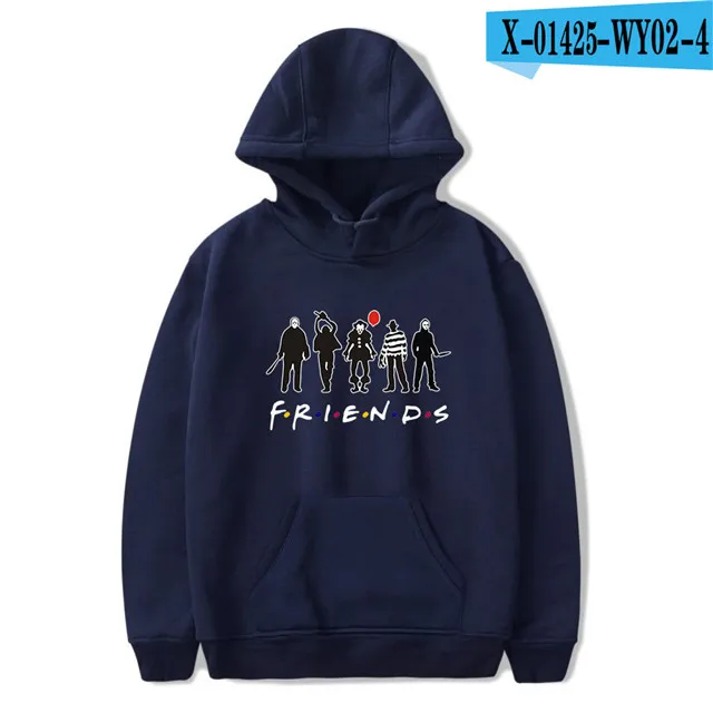 navy blue Друзья ТВ Шоу толстовки мужские/женские панк Харадзюку Толстовка Мужская/Женская Осень Зима размера плюс куртки топы повседневная одежда - Цвет: navy blue