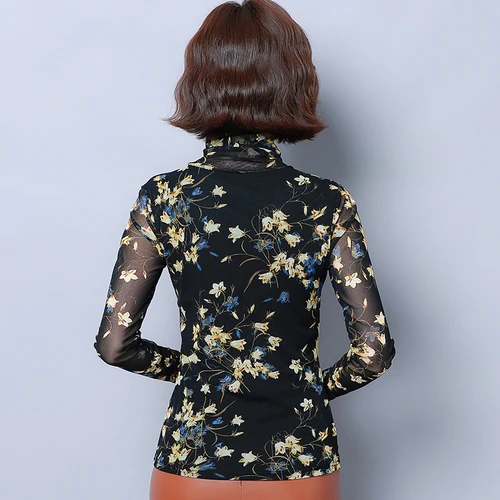 Новинка осени 2020 популярный эластичный высокий воротник изысканный принт