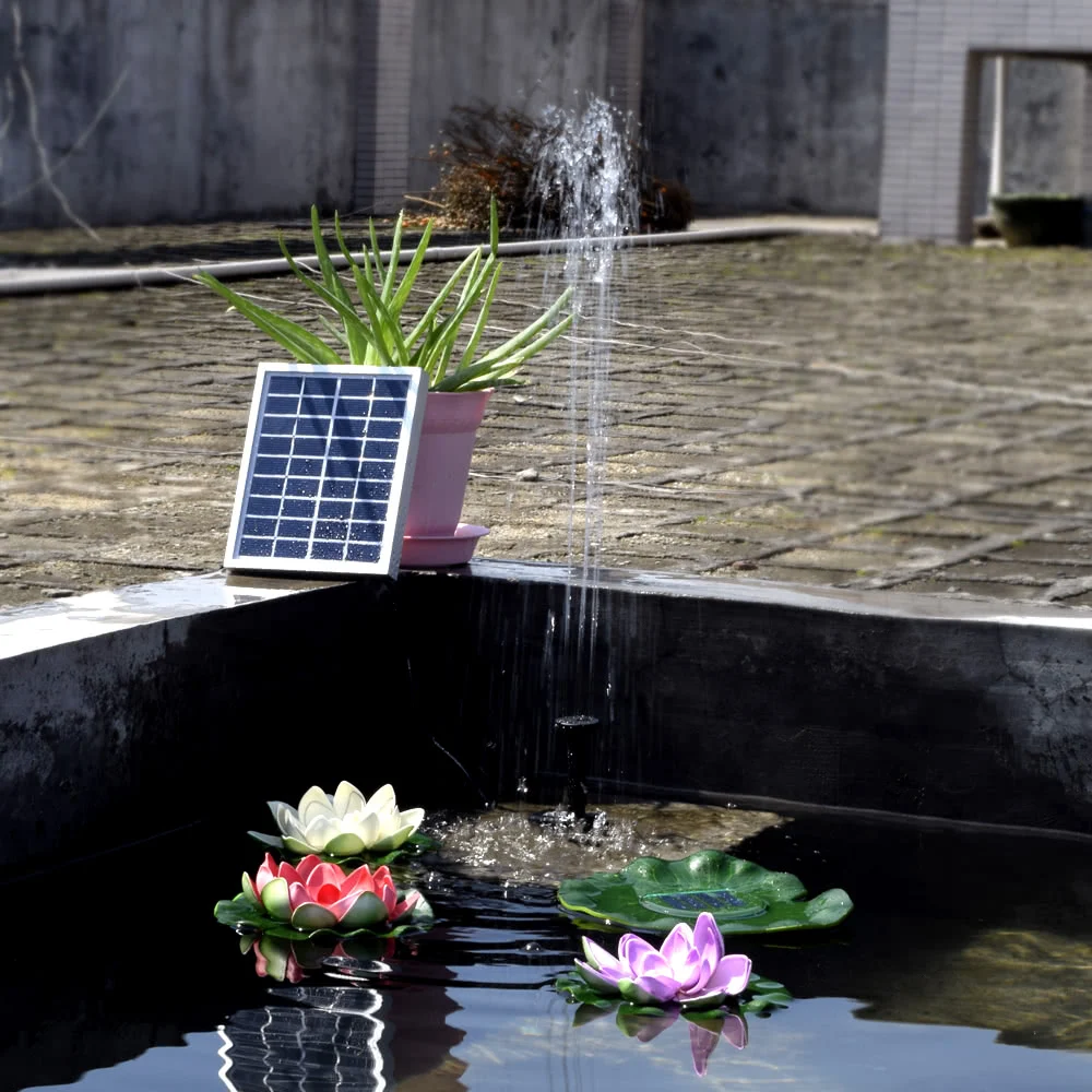 Small Type Landscape Pool Garden Fountains 9V 2W Solar Power Decorative Fountain Water Pump | Дом и сад