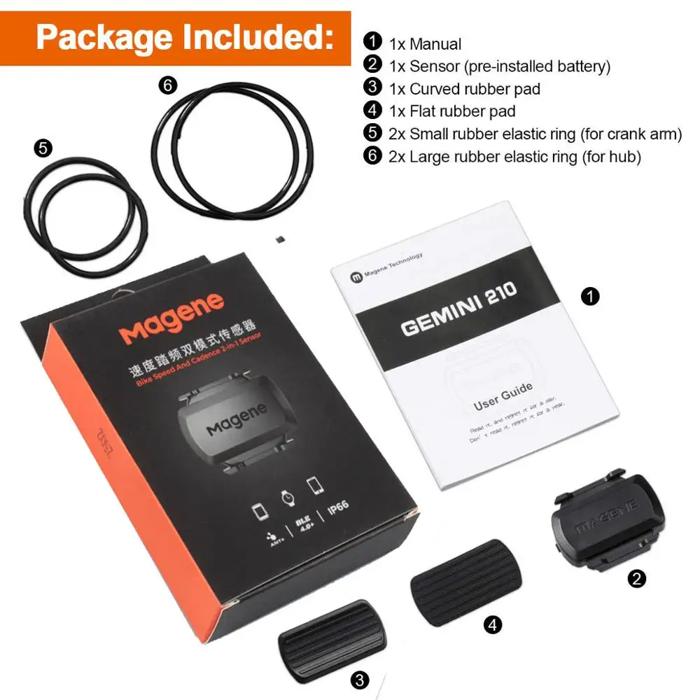 Magene Mover H64 двойной режим ANT + и Bluetooth 4 0 датчик сердечного ритма с нагрудным ремешком