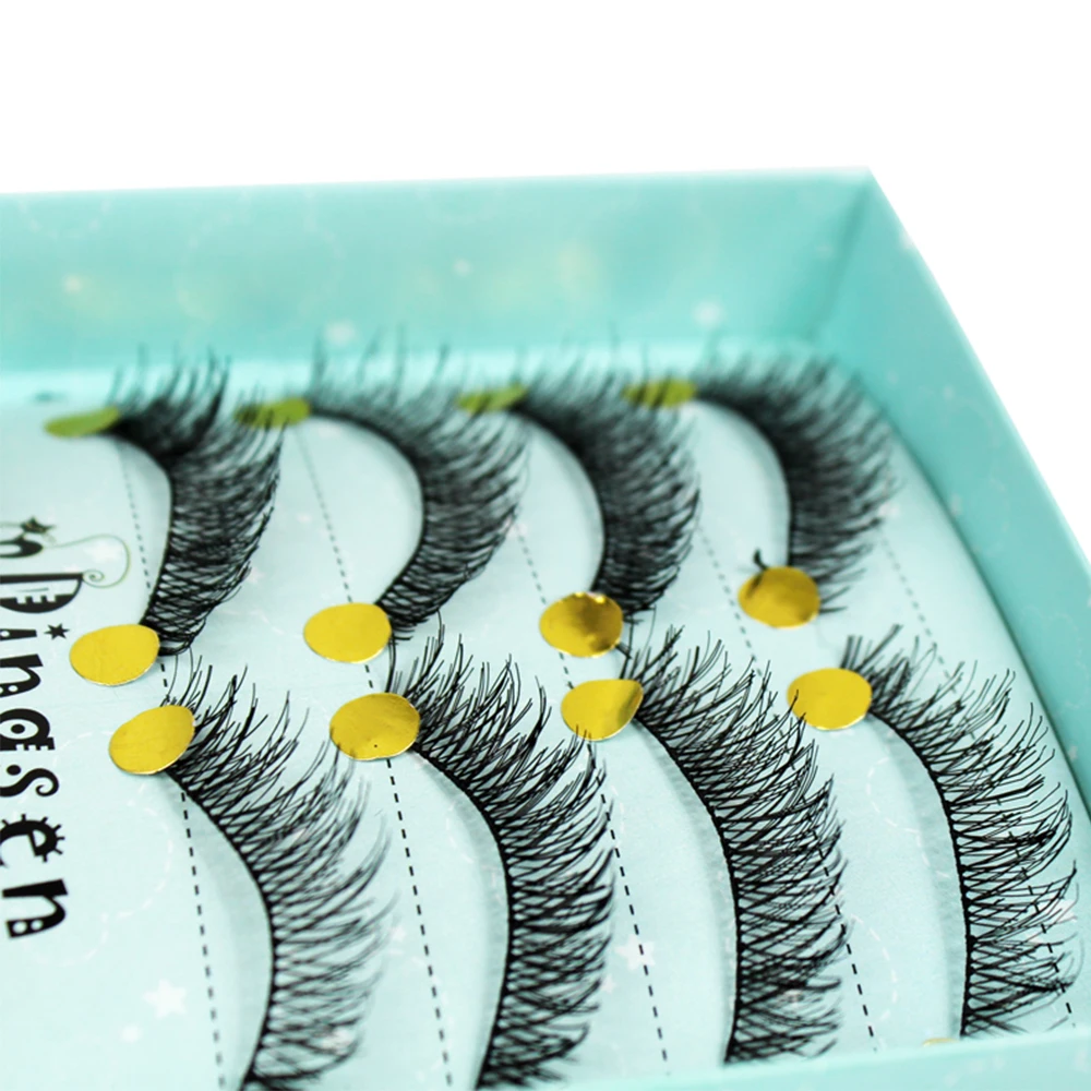 Ручная работа 3D норковые ресницы 10 пар Толстые Накладные длительное Наращивание