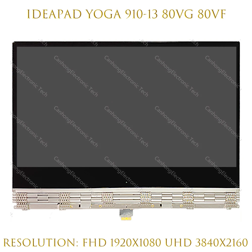 ЖК-экран для ноутбука Lenovo Yoga 910-13 910-13IKB 80VF 80VG 13 9 дюймов UHD 4K FHD сенсорный дигитайзер