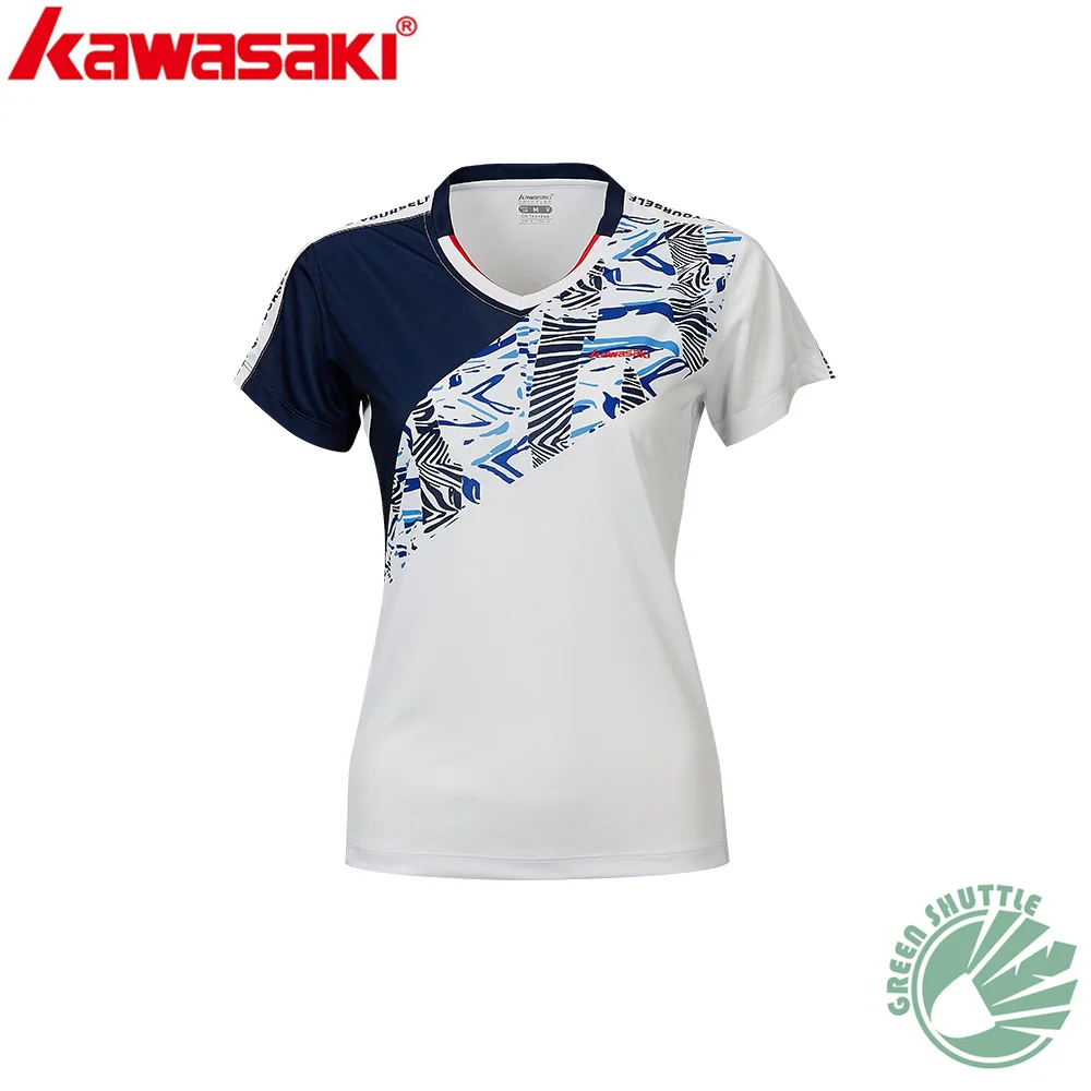 2021 новые оригинальные Kawasaki бадминтон рубашка 100% Polyestre для мужчин и женщин