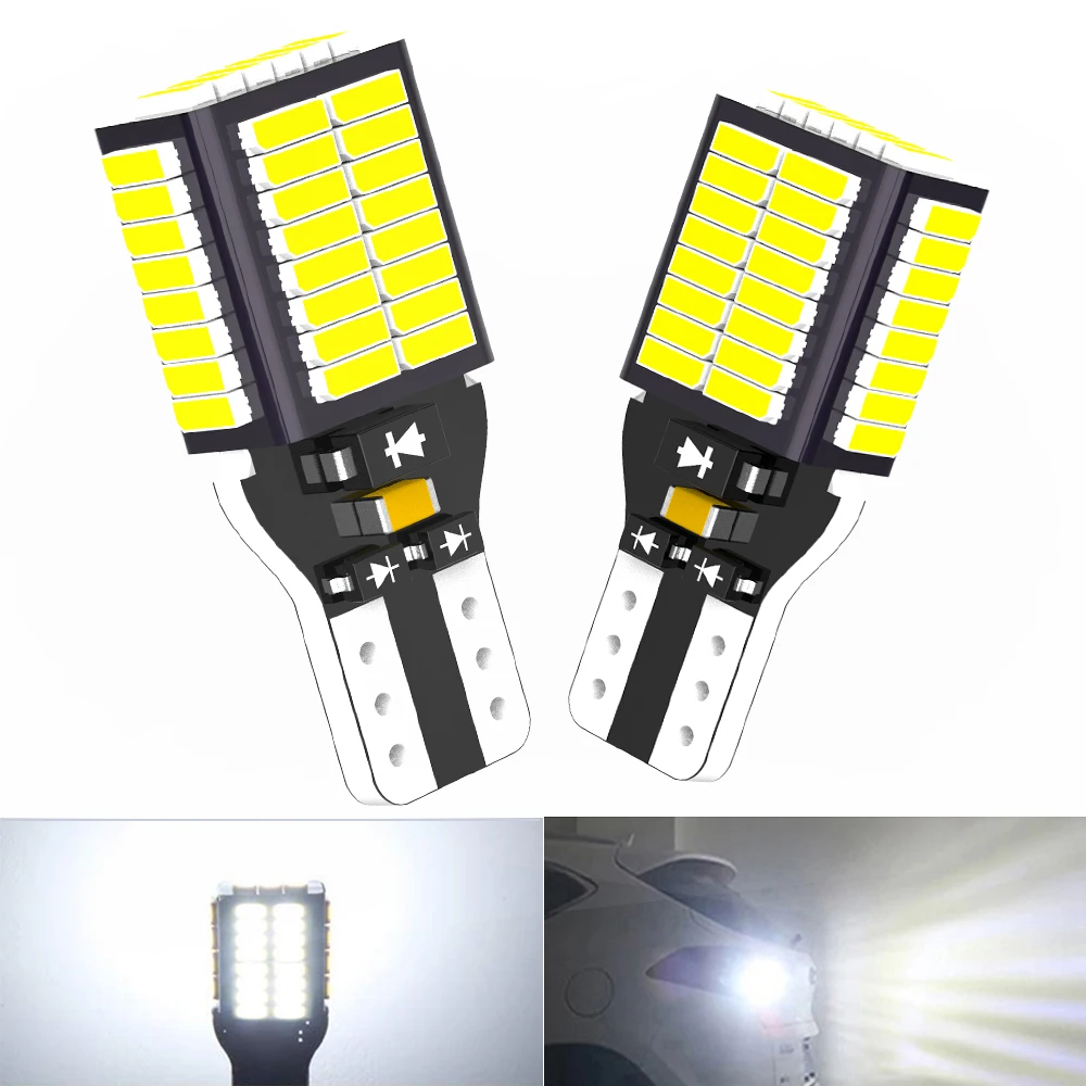 

Neallor W16W LED T15 CANBUS Car Backup Reverse Lights Bulb NO OBC ERROR Tail Lamp for Lada Granta Niva Priora Kalina Xray Vesta