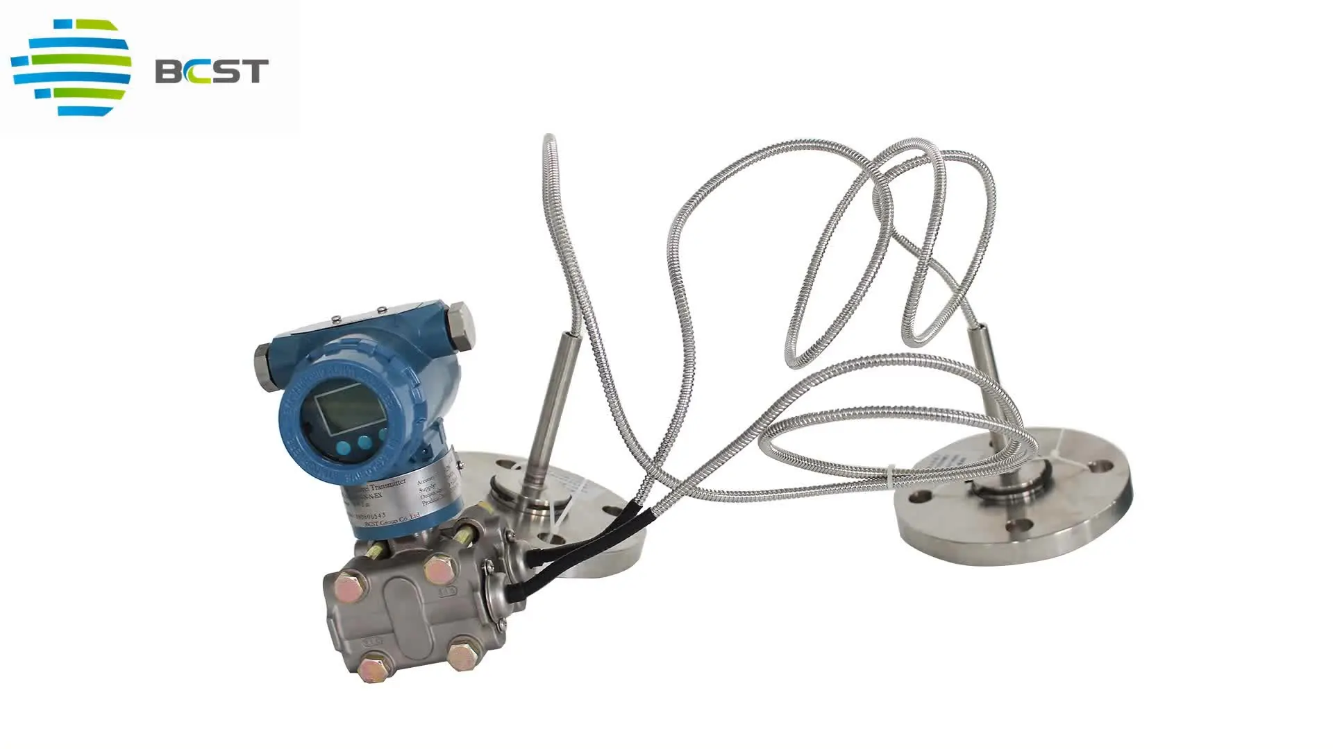 

Diaphragm seal type remote pressure level transducer