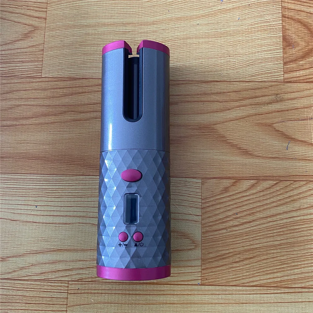 

Mini Hair Curler Automatic Rotating Hair Curler Multifunctional Curling Iron USB Rechargeable Curling Wand for Home Travel Use