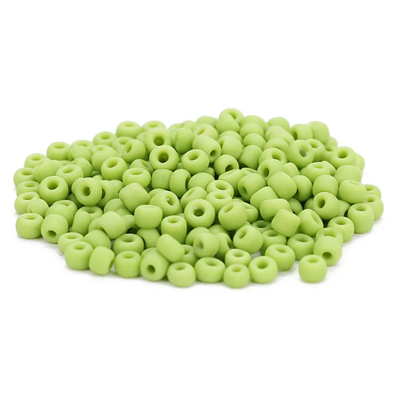 Около 500 шт 4 мм яркие цвета матовые стеклянные бусины для женщин и девочек DIY