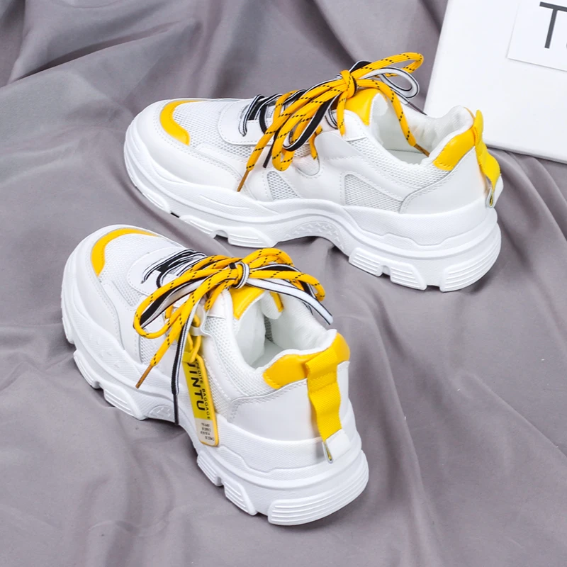 

2021 Spring Women Casual Shoes Fashion Breathable Walking Mesh Flat Shoes Sneakers Women Tenis Feminino Vulcanized Shoes