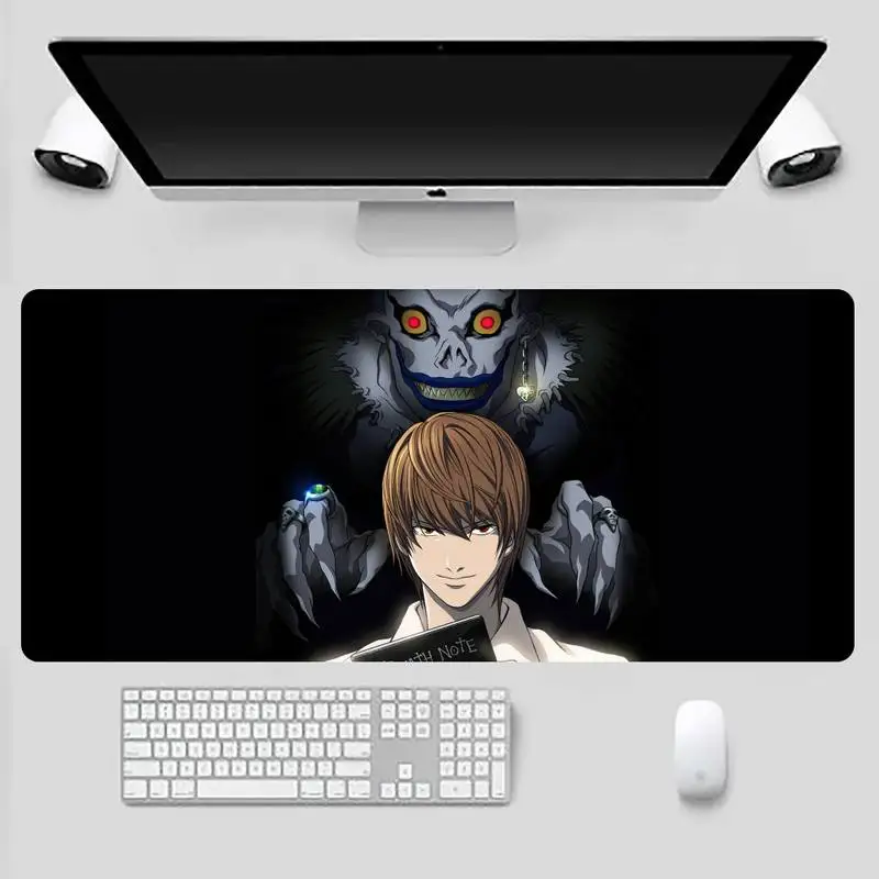 

Death Note anime Large Mouse pad PC Computer mat Desk Table Protect Game Office Work Mouse Mat pad X XL Non-slip Laptop Cushion