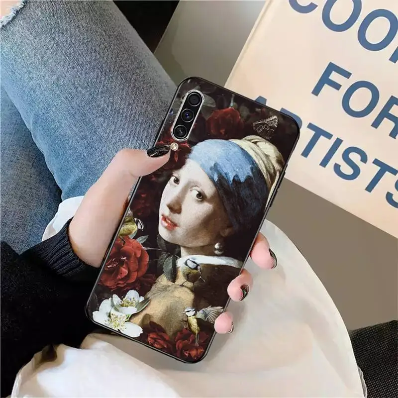 

Girl With A Pearl Earring Vermeer Phone Case For Samsung galaxy S 9 10 20 A 10 21 30 31 40 50 51 71 s note 20 j 4 2018 plus