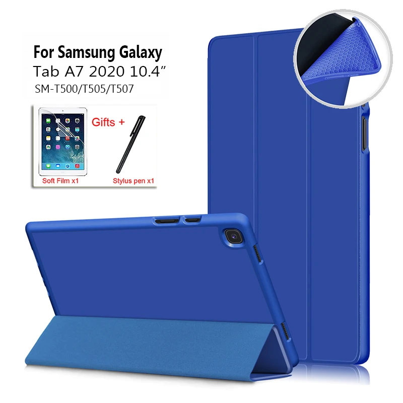 

Для планшета Samsung Galaxy Tab A7 2020 10,4 SM-T500 SM-T505 SM-T507 T500 T505 чехол складной магнитный Смарт-Чехол Funda Para планшеты + ручка