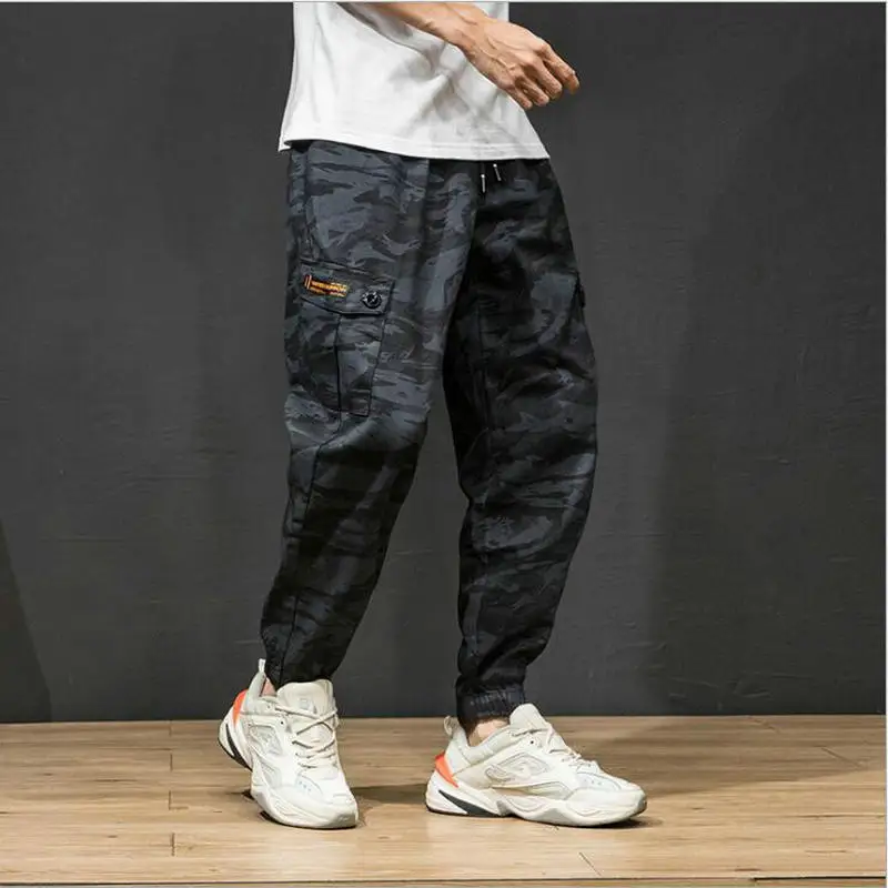 

2021 Darkly Style Mens HipHop Jogger Camouflage Sweatpants Casual Loose Streetwear Elastic Male Harem Pants Trouser Pantalon