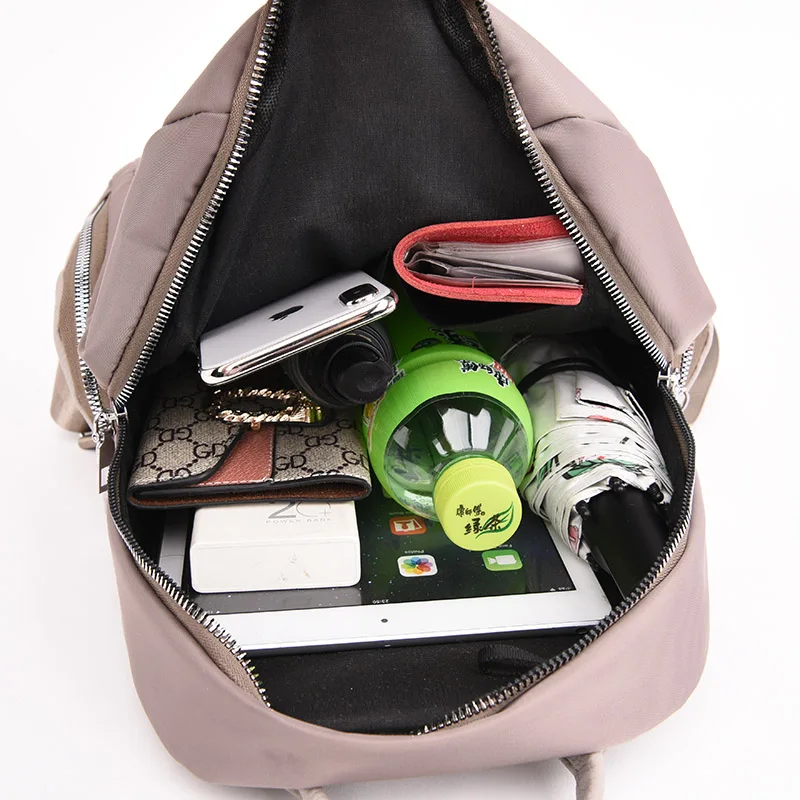 

Large School Backpack Teenager Student Fashion Backpack Waterproof Women Backpack Oxford cloth Shoulder Bag Trend Female Bagpack