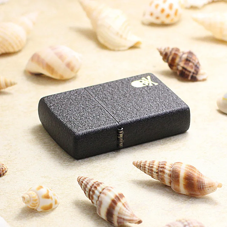 Оригинальная зажигалка Zippo из чистой меди черная матовая керосиновая Зажигалка