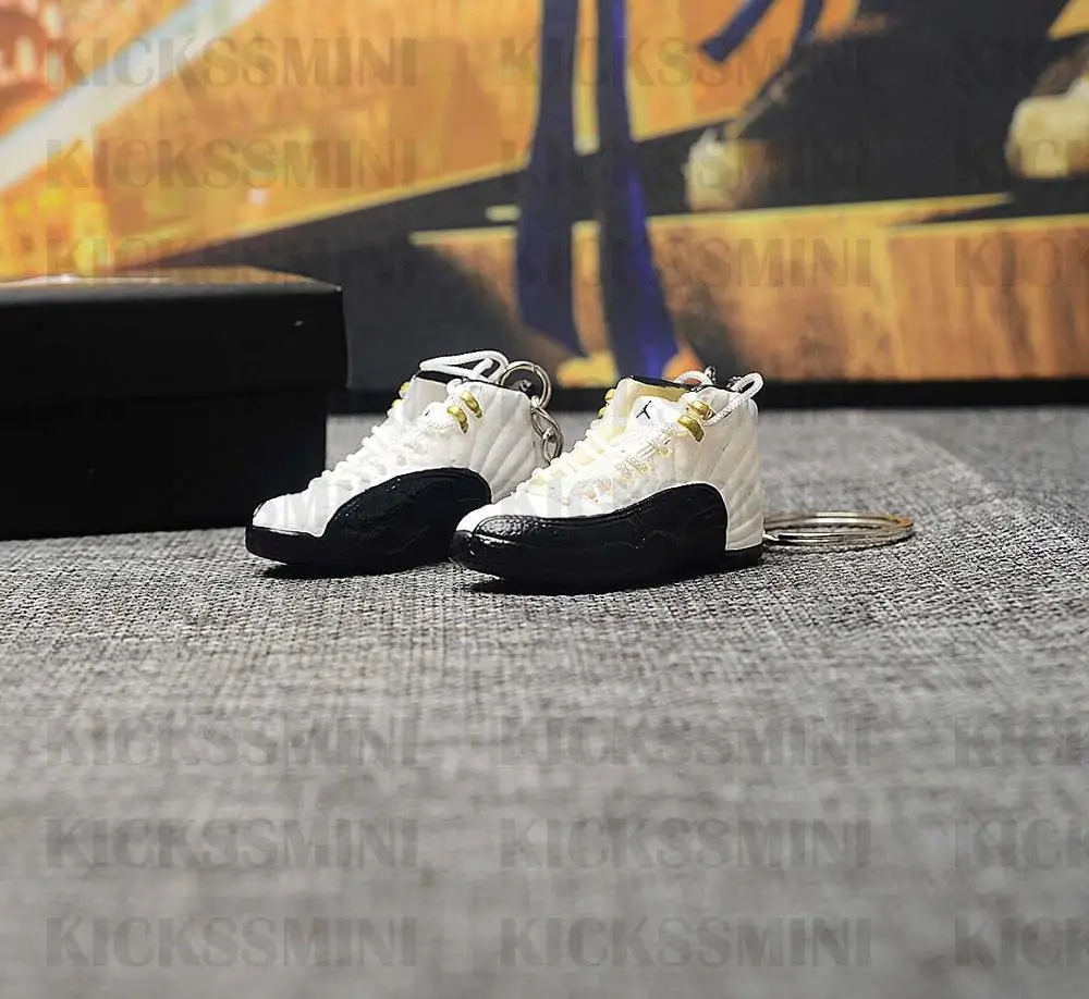 a pair w metal ring Дропшиппинг aj1 Chicago «не для перепродажи Красный» брелок в виде кроссовка Air Jordan 1 3D мини-кроссовки, запатентованный спортивный обувной брелок с кроссовком - Цвет: a pair w metal ring