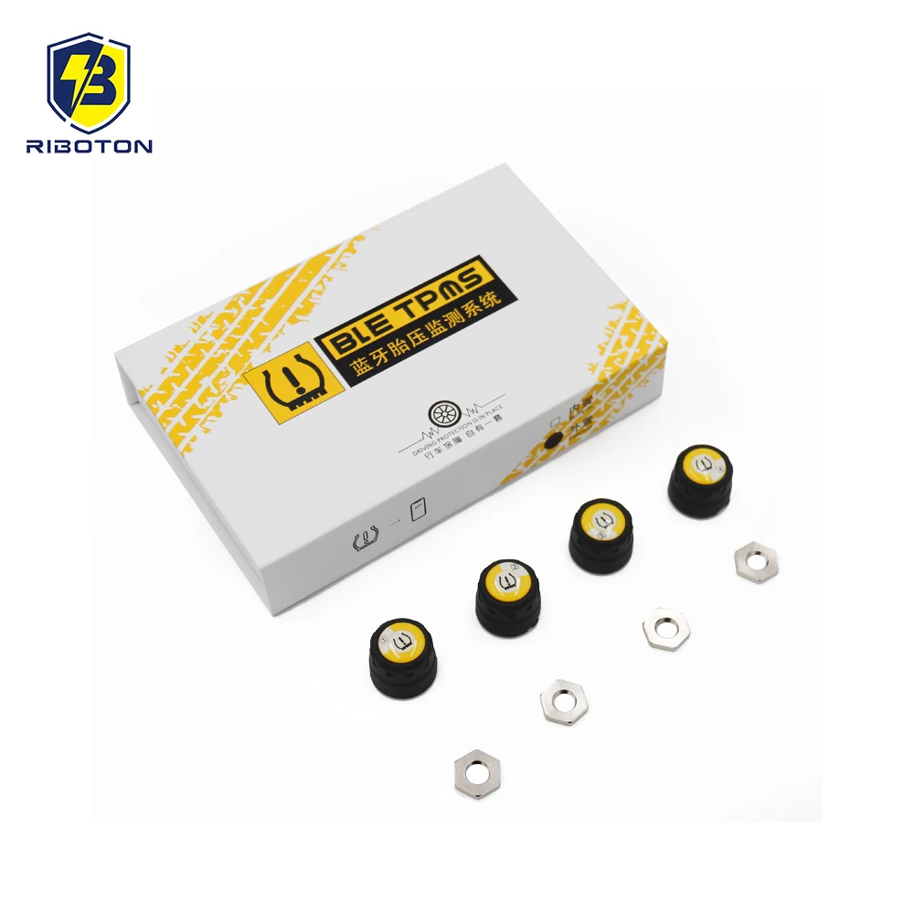 RIBOTON USB Android TPMS система контроля давления в шинах Дисплей Сигнализация 5V
