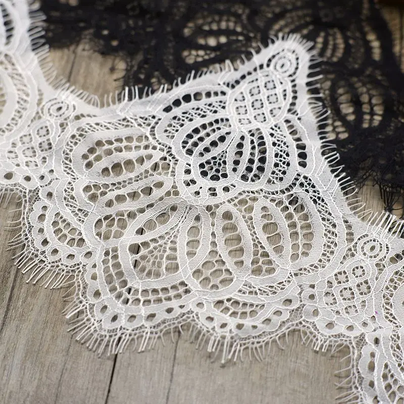 Кружевные Аксессуары для ресниц 3 метра белые черные волнистые | Дом и сад
