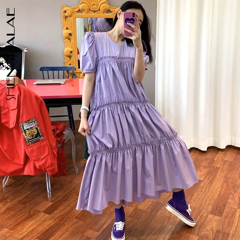 Женское винтажное платье SHENGPALAE длинное облегающее с высокой талией и коротким