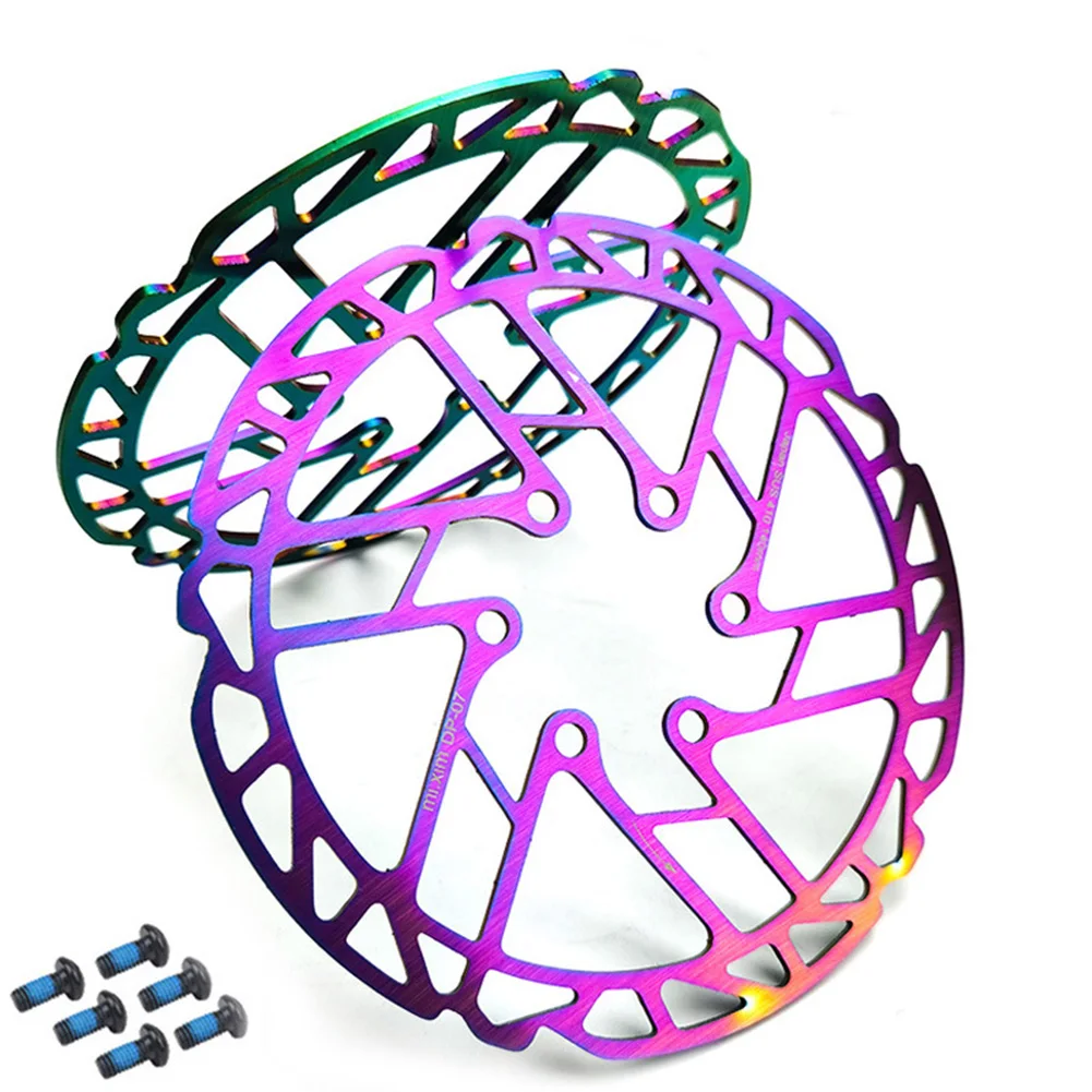 

Colorful 140mm Bike Disc Brake With 6*T25 Screw Rotor Cycle Bicycle MTB Mountain Bike 2mm Thickness