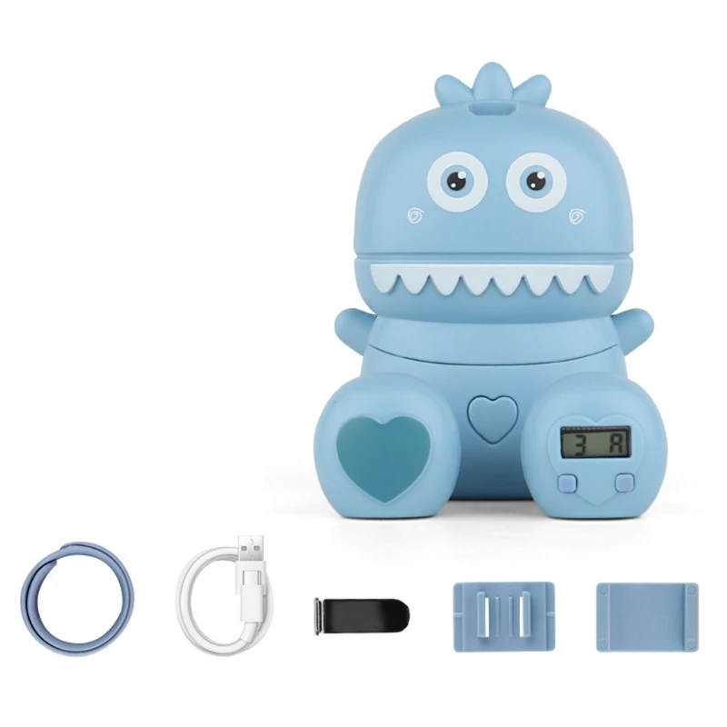 

Portable Wrist Wearable Fan 3-Wind Speed Cartoon Monsters-like Hand Fan Rechargeable Personal Fan Personal Mini USB Fan