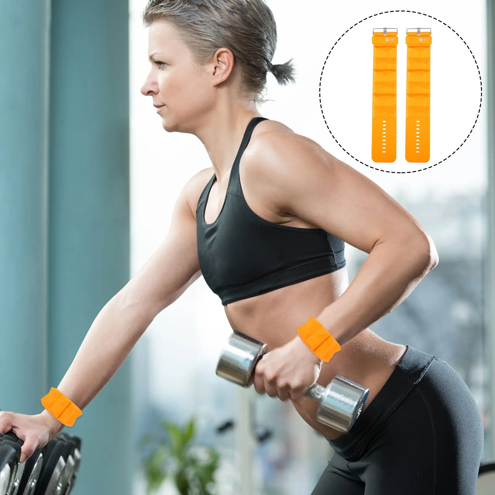 

1 Pair Fashion Yoga Weight-bearing Bracelet Wrist Weights Wristband Weights