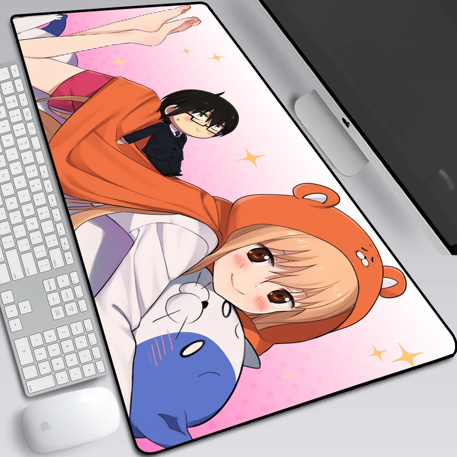 Himouto Умару Чан аниме большой коврик для мыши Коврик компьютерных игр Блокировка