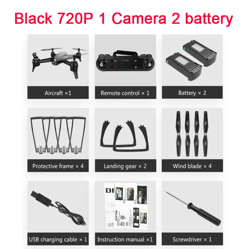 720P acamera ba 2 SG106 HD Дрон с двойной камерой 1080 P/4 K WiFi FPV в режиме реального времени воздушная видео широкоугольный оптический поток RC Квадрокоптер вертолет игрушки - Цвет: 720P acamera ba 2
