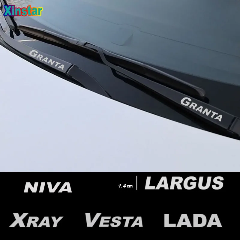 

4pcs Car Wiper Sticker For Lada NIVA Granta Vesta Xray Largus Auto Decor Accessories
