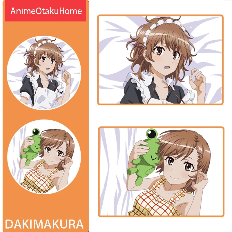 

Anime Manga A Certain Scientific Railgun Misaka Mikoto Throw Pillow Cover Hug Pillowcase Otaku Bedding Dakimakura Pillow Case