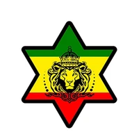13cm x 13cm hot sell creative macbook lion of judah one lov car sticker accessories car styling cover scratches waterproof pvc
