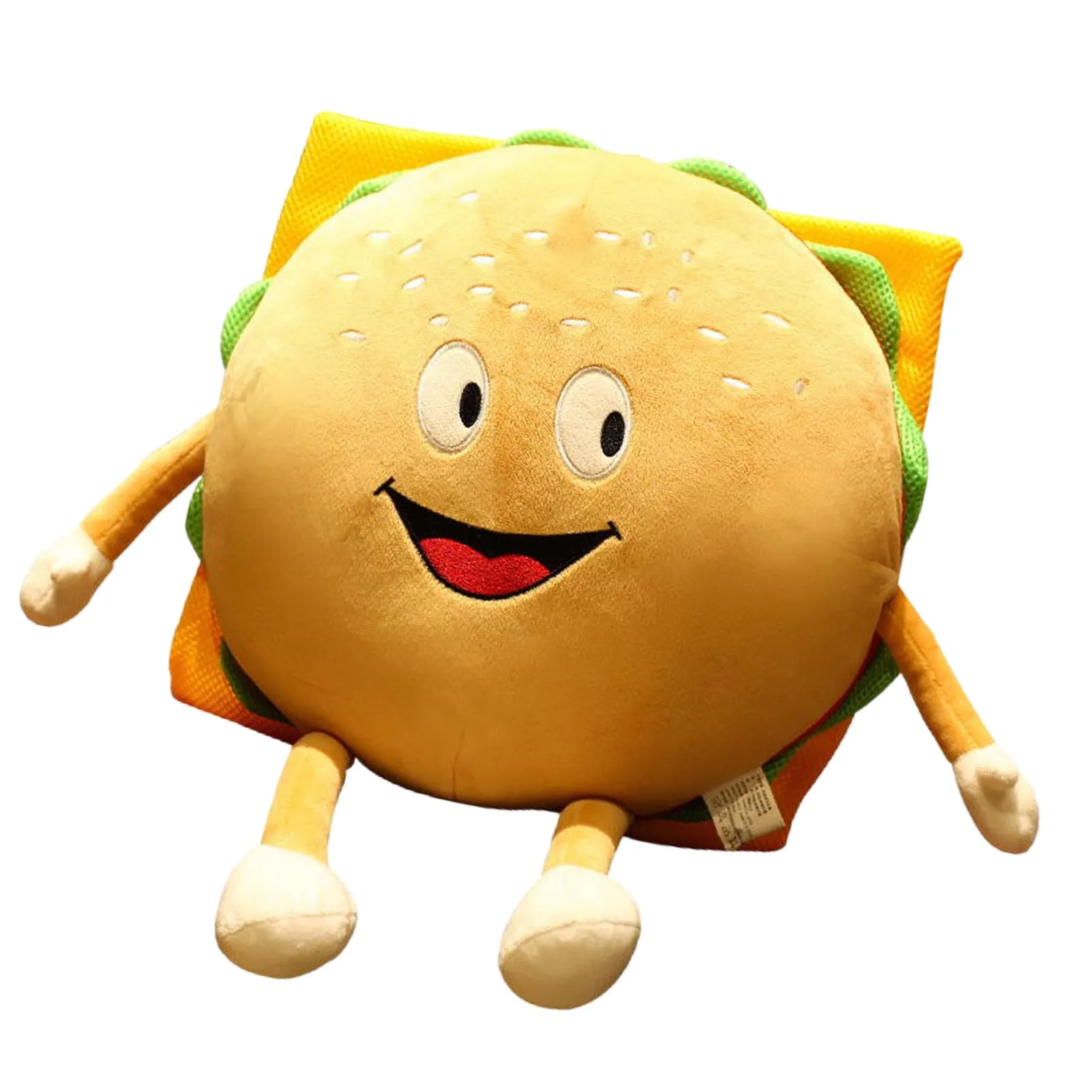 

Simulation Hamburger Doll Skin-friendly Cute Hamburger Plush Toy