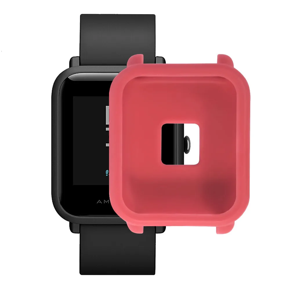 Мягкий защитный силиконовый чехол из ТПУ для Huami Amazfit Bip Youth Watch, умные часы, защита от падения, водонепроницаемые аксессуары