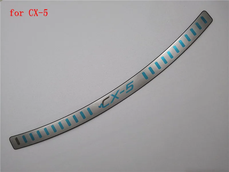 Высокое качество из нержавеющей стали Задний бампер протектор Подоконник для Mazda