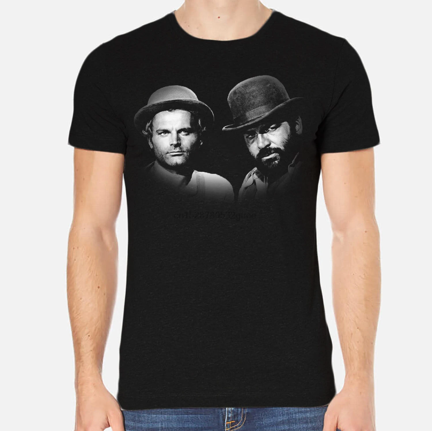 Мужская черная футболка размеры 3-A-019 | одежда