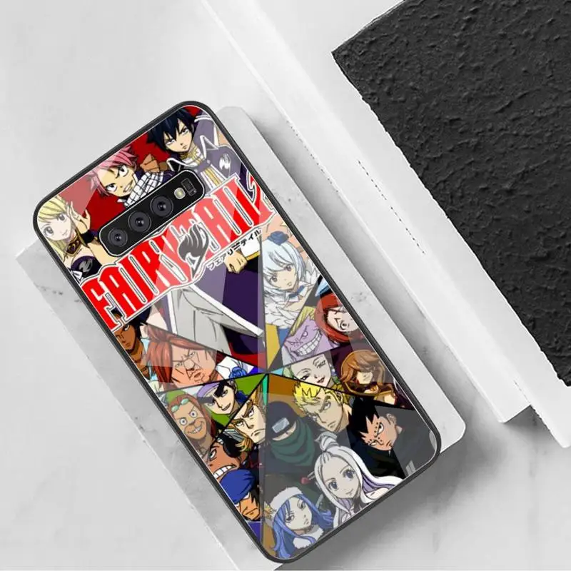 

Anime FAIRY TAIL Phone Case Tempered Glass For Samsung S20 Plus S7 S8 S9 S10 Plus Note 8 9 10 Plus