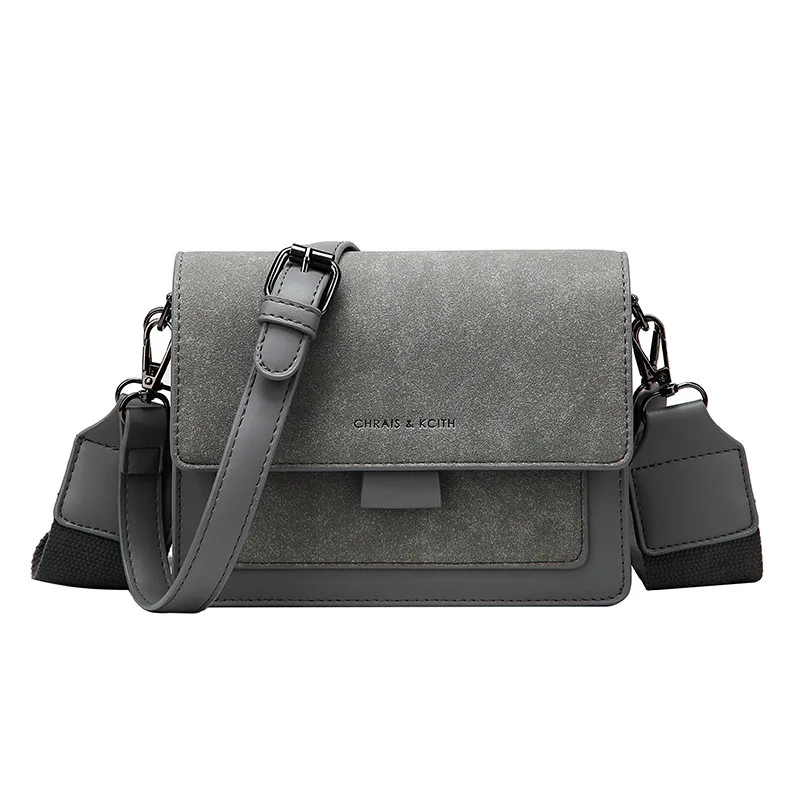 

Small Bag Women 2020 New Korean Version of Small Square Bag Wide Shoulder Strap Fashion Joker Shoulder Messenger Bag