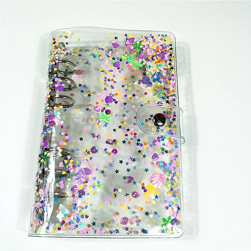 Yiwi, новинка, A5, A6, ПВХ, креативный лазерный переплет, свободный блокнот, дневник, вкладыш, записная книжка, планировщик, офисные принадлежности - Цвет: only cover