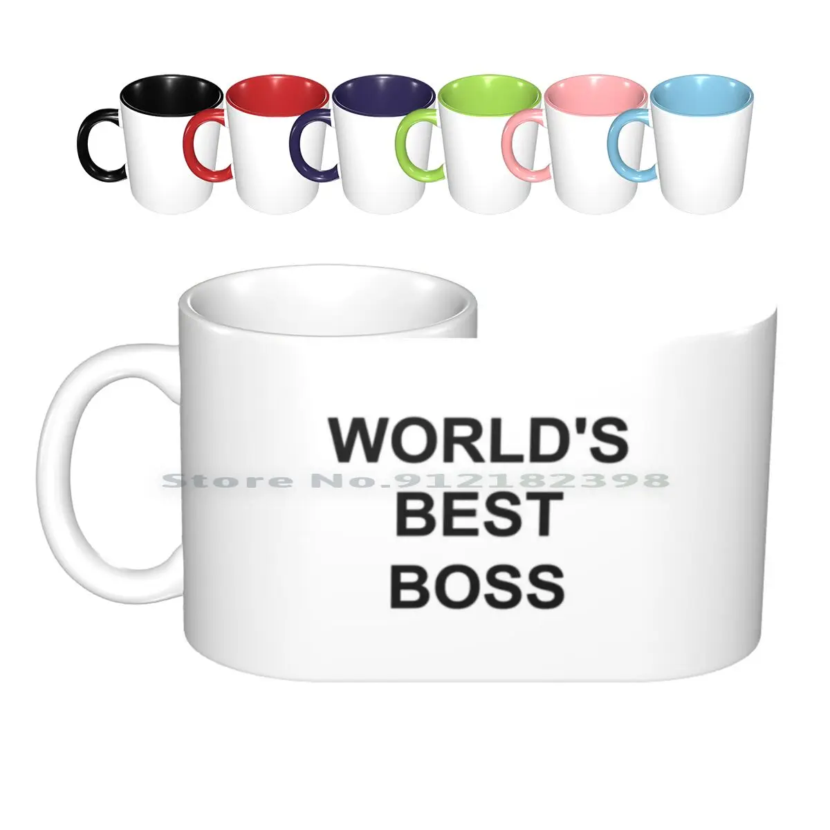 

Michael Scott's World's Best Mug Ceramic Mugs Coffee Cups Milk Tea Mug The Office Michael Steve Carell Joke Funny Dunder