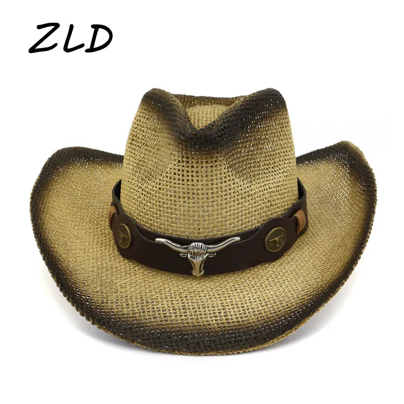 Шляпа в ковбойском стиле с защитой от ультрафиолета большими полями для улицы