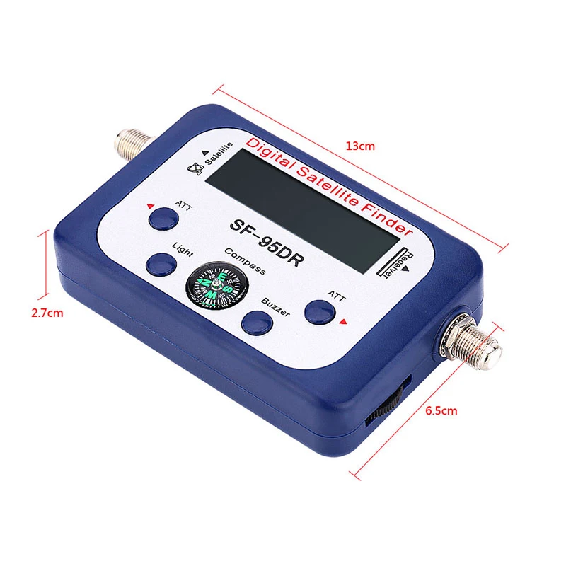 

ABS Mini LCD Digital Satellite Signal Strength Meter Finder Satfinder Sat Direc TV FTA With Electronic Buzzer Camping Tools