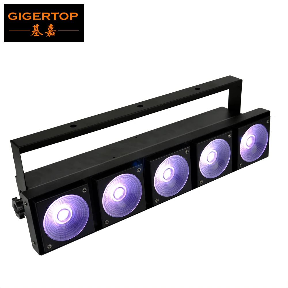 Gigertop TP E0530 Cree 5x30 Вт RGB 3в1 полноцветная Матрица светодиодная панель DMX512 звук Авто