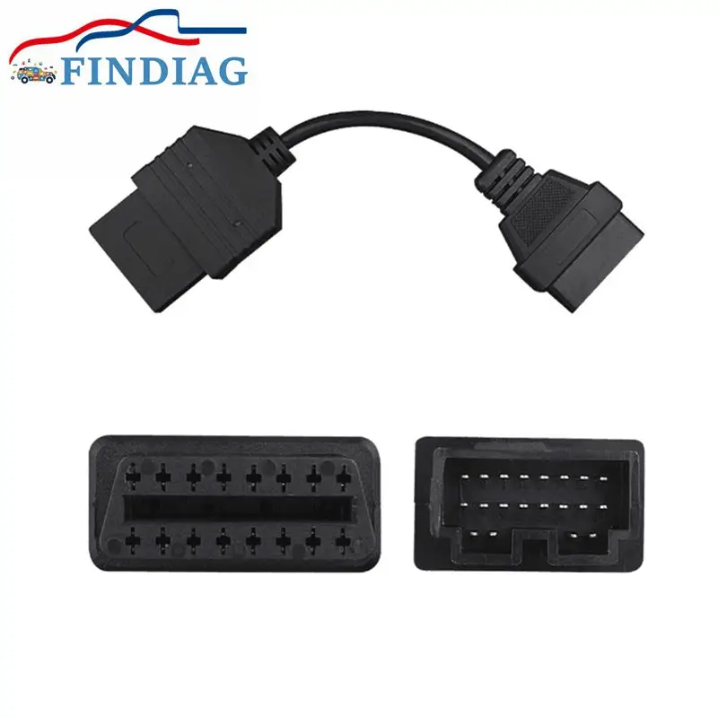 

Best Adapters Convert For KIA 20PIN To OBD OBD2 Female 16Pin Interface Diagnostic OBD OBDII Connector 20 Pin Interface