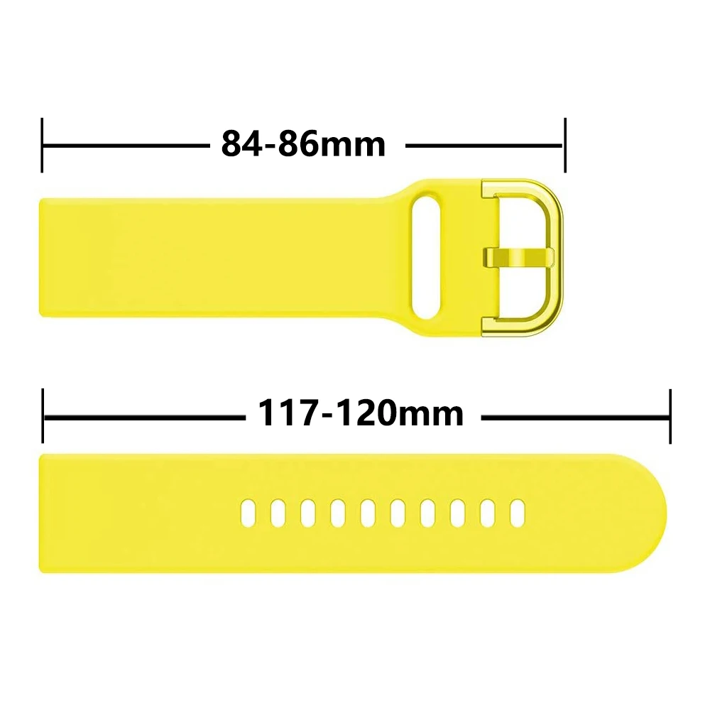20mm 22mm watch Band for Amazfit bip GTS 2 3 4 GTS2mini Gtr 2 4 42mm Silicone Bracelet Samsung Galaxy watch 5 4 40mm 44mm Strap