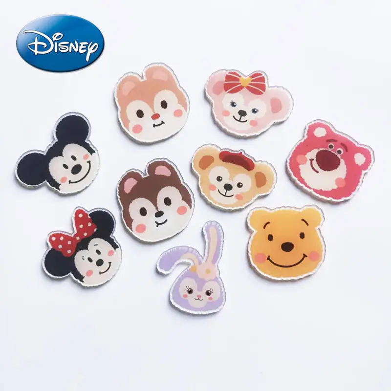 

Disney Mickey Mouse Minnie Brooch Female Student Cute Cartoon Anime Acrylic Brooch Star Dailu Decorative Accessories