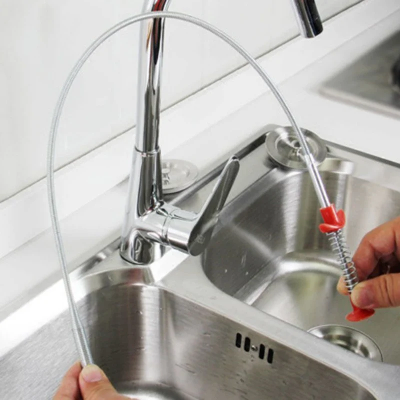 

Flexible Drain Unclog Grabber Cleaning Tool Sink Hair Remover for Home Kitchen SDF-SHIP