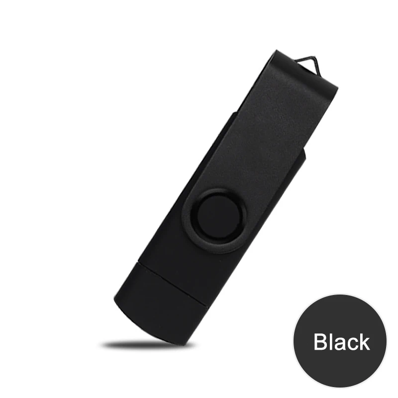 3 в 1 Lightning 128 Гб 64 Гб Флешка для iPhone флэш-накопитель OTG Micro USB палка 32 ГБ 16 ГБ 4 ГБ 8 ГБ 256 ГБ флеш-накопитель для телефона ПК - Цвет: Black